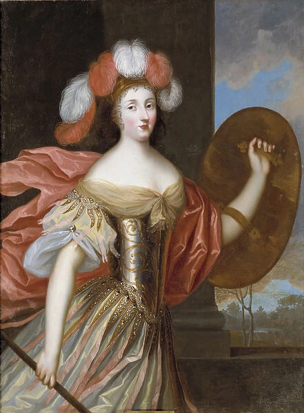 Portrait of Olympia Mancini (1638-1708), comtess of Soissons as Athena