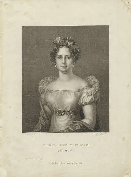 Framed Print : Portrait of the opera singer Anna Milder-Hauptmann (1785-1838), 1815. Creator: Anonymous Framed Print : Portrait of the opera singer Anna Milder-Hauptmann (1785-1838), 1815. Creator: Anonymous