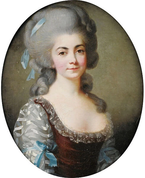 Portrait of the opera singer Antoinette Saint-Huberty (1756-1812), c. 1780. Artist: Vigee-Lebrun, Marie Louise Elisabeth (1755-1842)