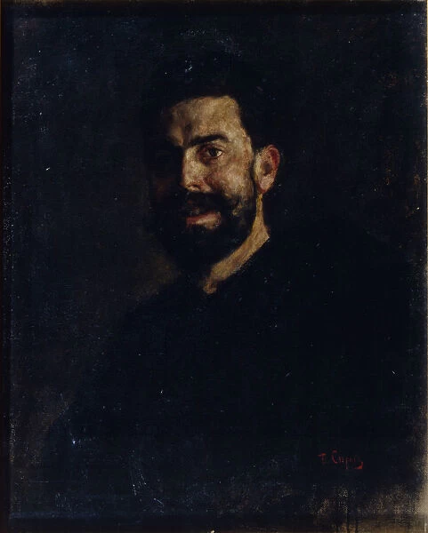 Portrait of the opera singer Francisco d?Andrade (1859-1921), 1885. Artist: Serov, Valentin Alexandrovich (1865-1911)