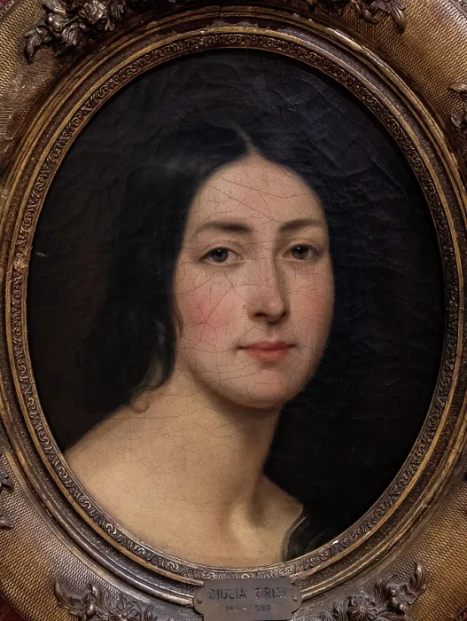 Framed Print : Portrait of the opera singer Giulia Grisi (1811-1869), First half of the 19th century. Creator: Anonymous Framed Print : Portrait of the opera singer Giulia Grisi (1811-1869), First half of the 19th century. Creator: Anonymous