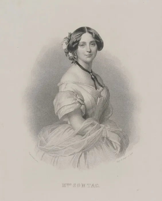 Framed Print : Portrait of the opera singer Henriette Sontag (1806-1854), c. 1850. Creator: Winterhalter Framed Print : Portrait of the opera singer Henriette Sontag (1806-1854), c. 1850. Creator: Winterhalter
