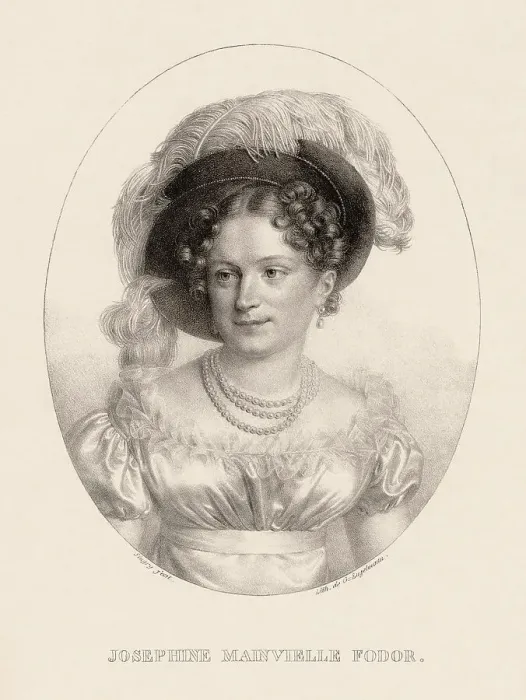 Framed Print : Portrait of opera singer Joséphine Fodor (1789 / 93-1870), 1815. Creator: Singry, Jean-Baptiste (1782-1824) Framed Print : Portrait of opera singer Joséphine Fodor (1789 / 93-1870), 1815. Creator: Singry, Jean-Baptiste (1782-1824)