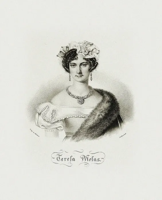 Framed Print : Portrait of the opera singer Teresa Melas, c. 1830. Creator: Anonymous Framed Print : Portrait of the opera singer Teresa Melas, c. 1830. Creator: Anonymous