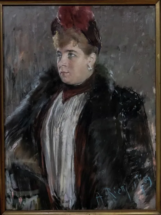 Framed Print : Portrait of the opera singer Virginia Ferni Germano (1849-1934). Creator: Rietti, Arturo (1863-1943) Framed Print : Portrait of the opera singer Virginia Ferni Germano (1849-1934). Creator: Rietti, Arturo (1863-1943)