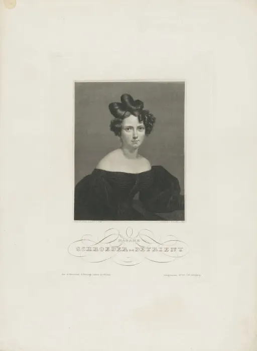 Framed Print : Portrait of the opera singer Wilhelmine Schroder-Devrient (1804-1860), c. 1840 Framed Print : Portrait of the opera singer Wilhelmine Schroder-Devrient (1804-1860), c. 1840