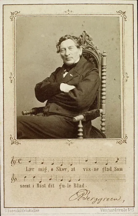 Framed Print : Portrait of the organist and composer Andreas Peter Berggreen (1801-1880). Creator: Rosenkilde, George Henricus (1814-1891) Framed Print : Portrait of the organist and composer Andreas Peter Berggreen (1801-1880). Creator: Rosenkilde, George Henricus (1814-1891)