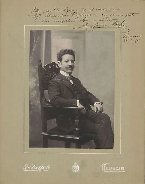 Portrait of the organist and composer Marco Enrico Bossi (1861-1925), c. 1900. Creator