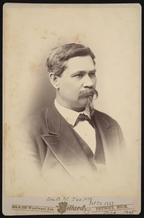 Framed Print : Portrait of Orlando Metcalfe Poe (1832-1895), October 31, 1883 Framed Print : Portrait of Orlando Metcalfe Poe (1832-1895), October 31, 1883