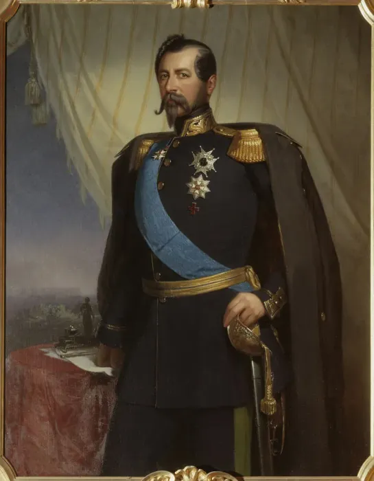 Framed Print : Portrait of Oscar I (1799-1859), King of Sweden and Norway, 1858 Framed Print : Portrait of Oscar I (1799-1859), King of Sweden and Norway, 1858