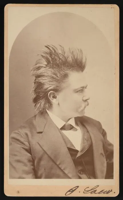 Framed Print : Portrait of Oscar Loew, Circa 1876. Creator: CH McCallister Framed Print : Portrait of Oscar Loew, Circa 1876. Creator: CH McCallister