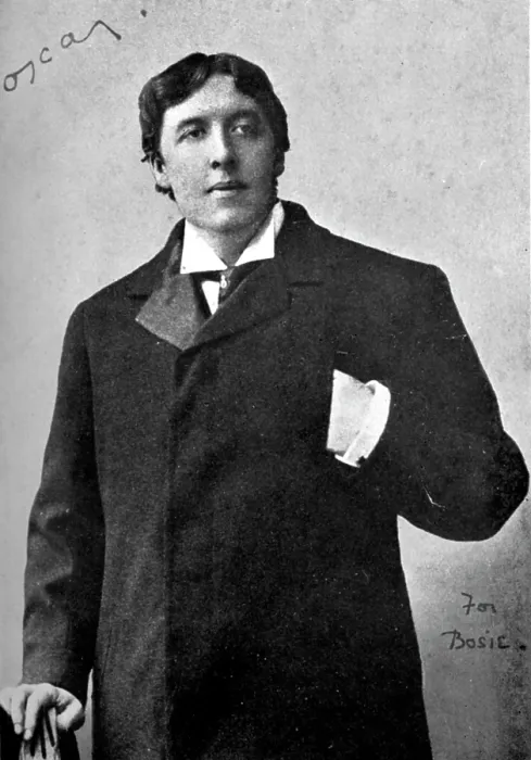Framed Print : Portrait of Oscar Wilde, late 19th century. Creator: Unknown Framed Print : Portrait of Oscar Wilde, late 19th century. Creator: Unknown
