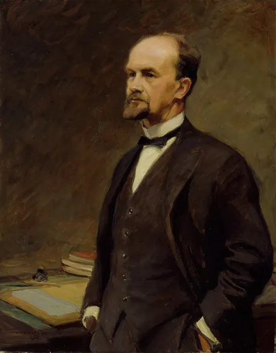 Framed Print : Portrait of Otto Manninen, 1923. Creator: Vilho Sjöström Framed Print : Portrait of Otto Manninen, 1923. Creator: Vilho Sjöström