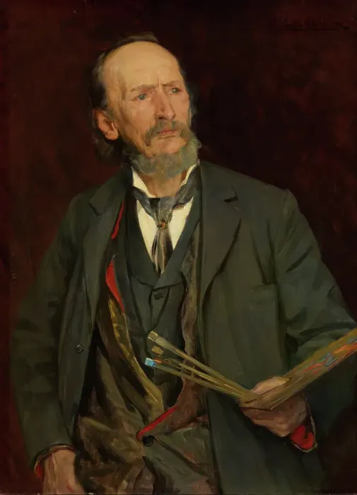Framed Print : Portrait of the Painter Amaldus Nielsen, 1902. Creator: Fredrik Kolsto Framed Print : Portrait of the Painter Amaldus Nielsen, 1902. Creator: Fredrik Kolsto
