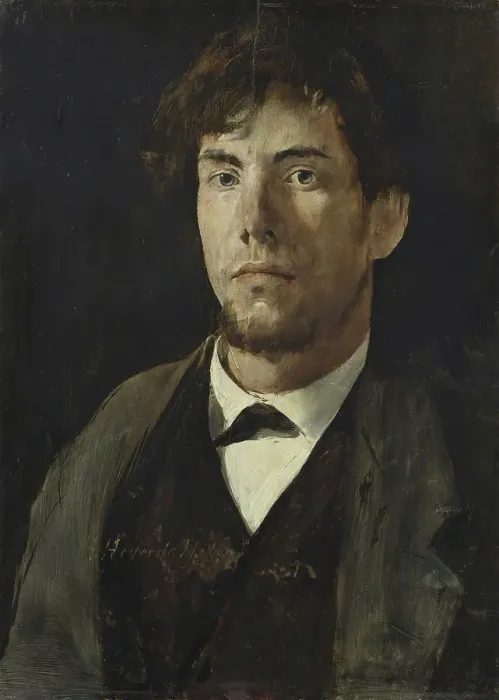 Framed Print : Portrait of the Painter Christian Skredsvig, 1876. Creator: Hans Heyerdahl Framed Print : Portrait of the Painter Christian Skredsvig, 1876. Creator: Hans Heyerdahl