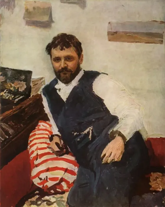 Framed Print : Portrait of the Painter Constantin Alexandreyevich Korovin, 1891, (1965). Creator: Valentin Serov Framed Print : Portrait of the Painter Constantin Alexandreyevich Korovin, 1891, (1965). Creator: Valentin Serov