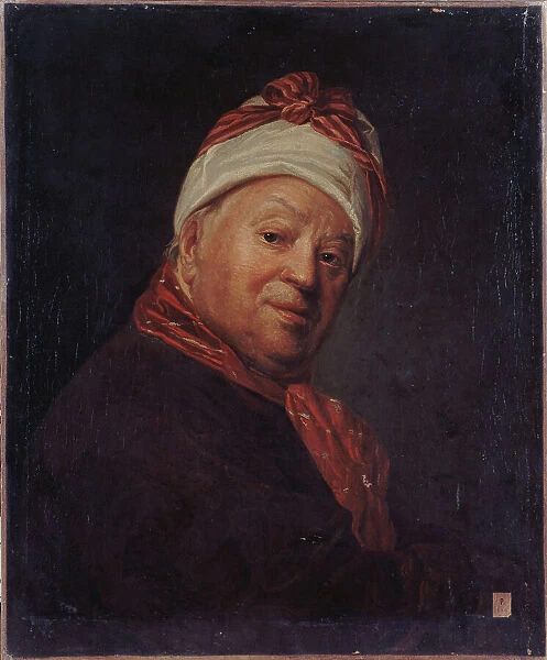 Portrait of the painter Étienne Jeaurat (1699-1789). Creator: Etienne Aubry