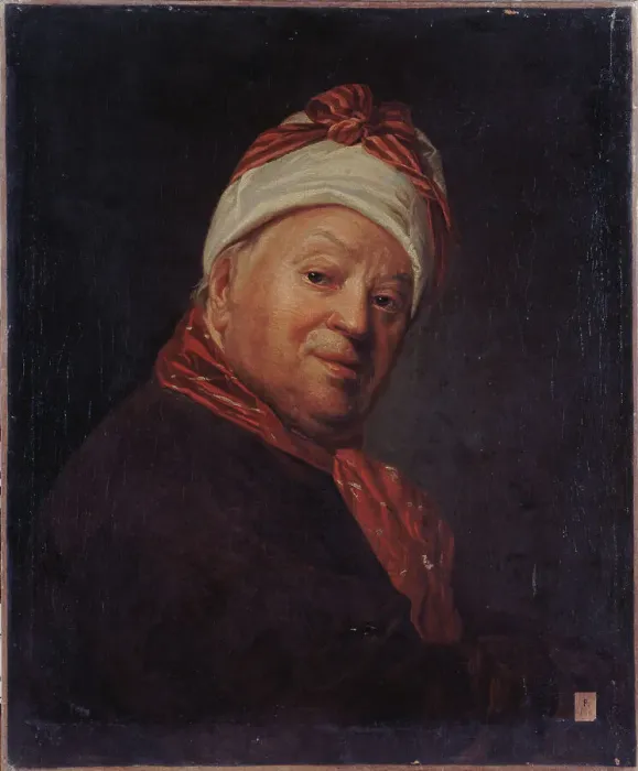 Framed Print : Portrait of the painter Étienne Jeaurat (1699-1789). Creator: Etienne Aubry Framed Print : Portrait of the painter Étienne Jeaurat (1699-1789). Creator: Etienne Aubry