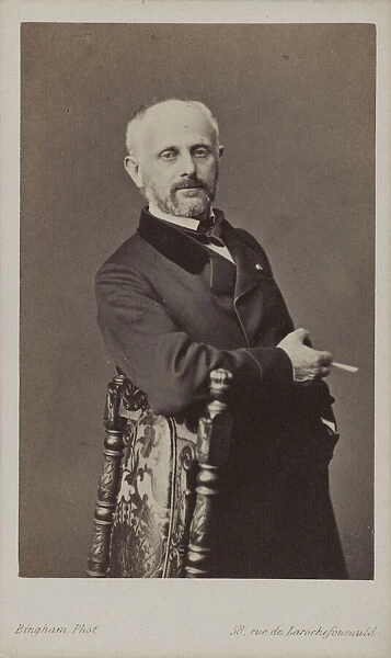 Portrait of the painter Henri Lehmann (1814-1882), ca 1860