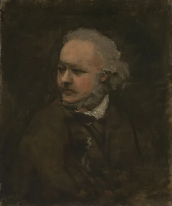 Framed Print : Portrait of the painter Honore Daumier (1808-1879), c. 1876. Artist: Daubigny, Charles-Francois (1817-1878) Framed Print : Portrait of the painter Honore Daumier (1808-1879), c. 1876. Artist: Daubigny, Charles-Francois (1817-1878)