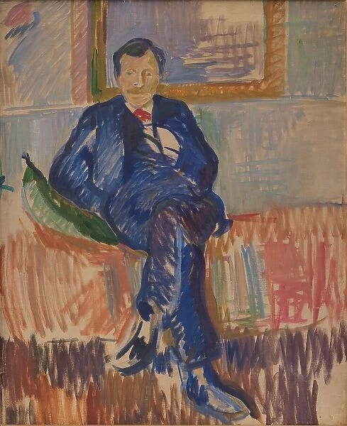 Portrait of the Painter Karl Schou, 1909-1913. Creator: Karl Isakson