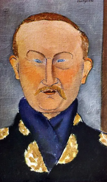 Framed Print : Portrait of the painter Leon Bakst (1866-1924), 1917. Artist: Modigliani, Amedeo (1884-1920) Framed Print : Portrait of the painter Leon Bakst (1866-1924), 1917. Artist: Modigliani, Amedeo (1884-1920)