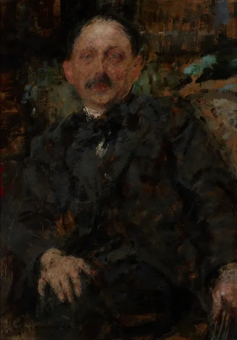 Framed Print : Portrait of Painter Marcin Samlicki, 1919. Creator: Olga Boznanska Framed Print : Portrait of Painter Marcin Samlicki, 1919. Creator: Olga Boznanska