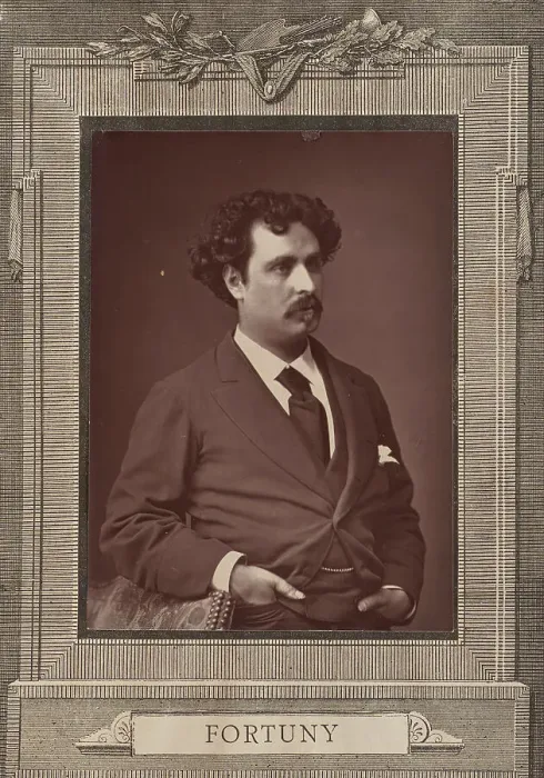 Framed Print : Portrait of the painter Marià Fortuny (1838-1874), c. 1870. Creator: Anonymous Framed Print : Portrait of the painter Marià Fortuny (1838-1874), c. 1870. Creator: Anonymous