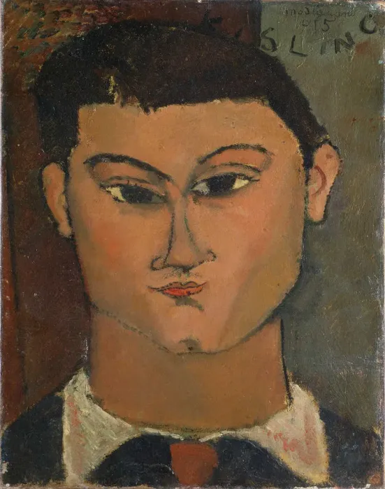 Framed Print : Portrait of the Painter Moise Kisling (1891-1953), 1915 Framed Print : Portrait of the Painter Moise Kisling (1891-1953), 1915