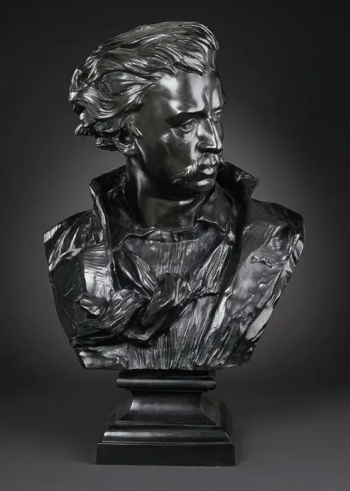 Framed Print : Portrait of the Painter Thomas Couture, 1848. Creator: Jean Baptiste Clésinger Framed Print : Portrait of the Painter Thomas Couture, 1848. Creator: Jean Baptiste Clésinger