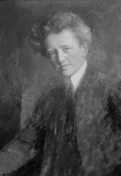 Portrait painting of Arnold Genthe, between 1896 and 1942. Creator: Arnold Genthe