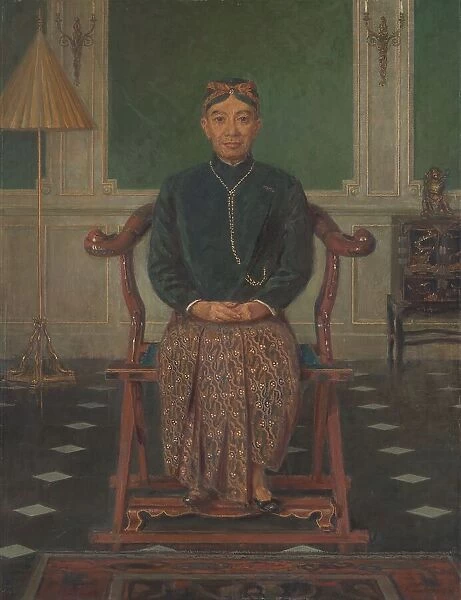 Portrait of Pangeran Ario Soejono, minister without portfolio in the war cabinet, London, c1940. Creator: Anton Abraham van Anrooy