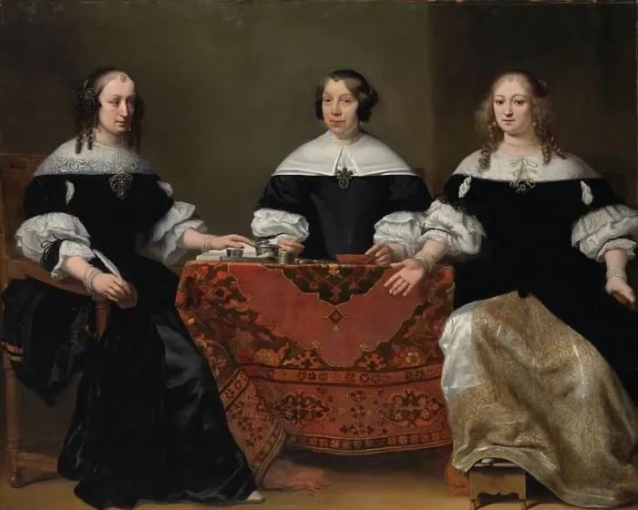 Framed Print : Portrait of the Three Patrons of the Leprozenhuis, Amsterdam, c.1668-c.1671. Creator: Ferdinand Bol Framed Print : Portrait of the Three Patrons of the Leprozenhuis, Amsterdam, c.1668-c.1671. Creator: Ferdinand Bol