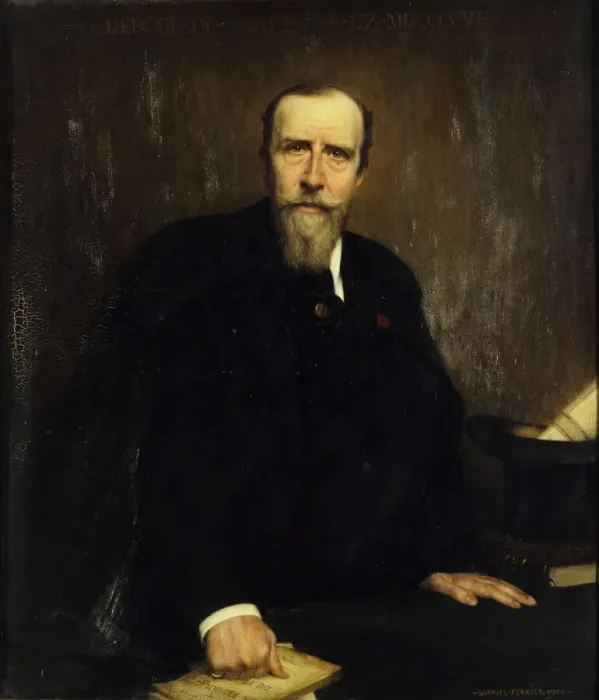 Framed Print : Portrait de Paul Deroulede (1846-1914), 1906. Creator: Ferrier Framed Print : Portrait de Paul Deroulede (1846-1914), 1906. Creator: Ferrier