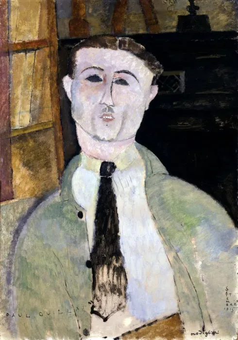 Framed Print : Portrait of Paul Guillaume (1891-1934), 1915. Artist: Modigliani, Amedeo (1884-1920) Framed Print : Portrait of Paul Guillaume (1891-1934), 1915. Artist: Modigliani, Amedeo (1884-1920)