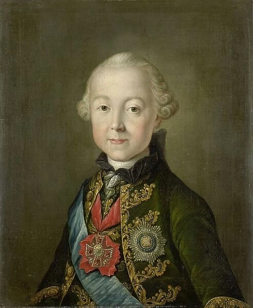 Portrait of Paul I, Emperor of Russia, at a young age, c.1765. Creator: Anon