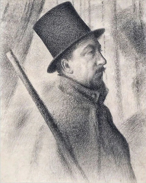 Portrait of Paul Signac (1863-1935), 1890. Creator: Seurat, Georges Pierre (1859-1891)