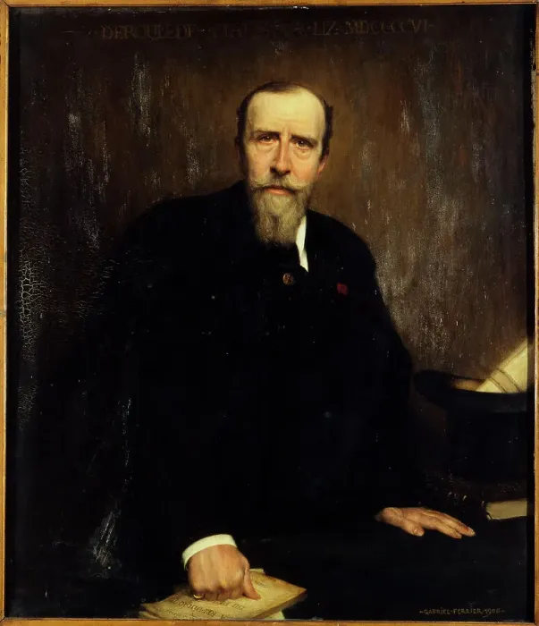 Framed Print : Portrait of Paul Toutléde (1846-1914), politician and writer, 1906. Creator: Gabriel Ferrier Framed Print : Portrait of Paul Toutléde (1846-1914), politician and writer, 1906. Creator: Gabriel Ferrier