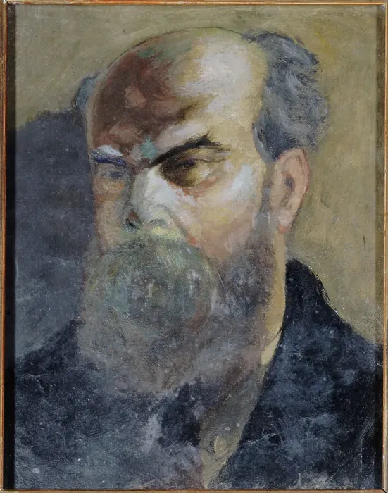 Framed Print : Portrait of Paul Verlaine (1844-1896), poet, c1885. Creators: Paul Verlaine, Frederic Auguste Cazals Framed Print : Portrait of Paul Verlaine (1844-1896), poet, c1885. Creators: Paul Verlaine, Frederic Auguste Cazals