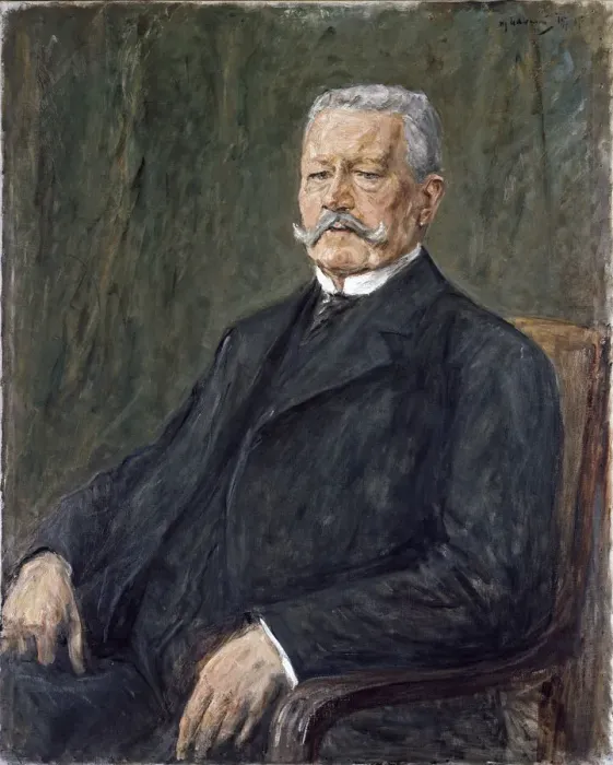 Framed Print : Portrait of Paul von Hindenburg. Artist: Liebermann, Max (1847-1935) Framed Print : Portrait of Paul von Hindenburg. Artist: Liebermann, Max (1847-1935)