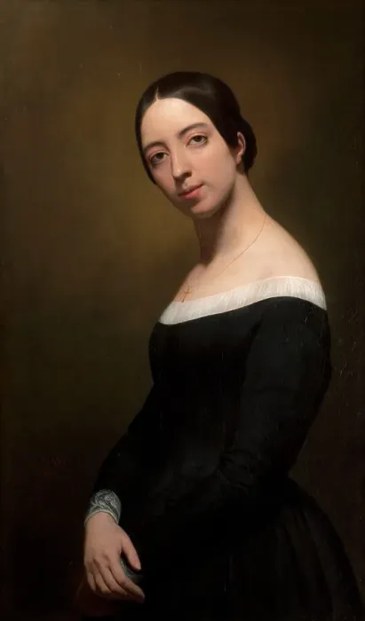 Framed Print : Portrait of Pauline Viardot, 1840. Creator: Ary Scheffer Framed Print : Portrait of Pauline Viardot, 1840. Creator: Ary Scheffer