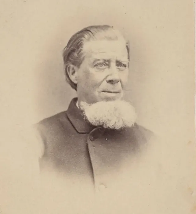 Framed Print : Portrait of Paulus Roetter (1806-1894), Before 1894. Creator: Halls Capitol Gallery Framed Print : Portrait of Paulus Roetter (1806-1894), Before 1894. Creator: Halls Capitol Gallery