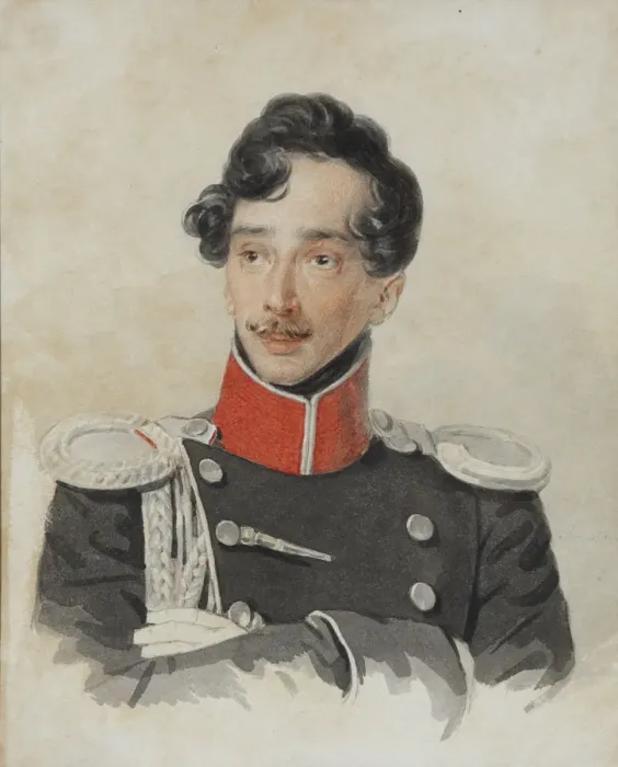Framed Print : Portrait of Pavel Alexandrovich Nashchokin (1798-1843), 1826-1827 Framed Print : Portrait of Pavel Alexandrovich Nashchokin (1798-1843), 1826-1827