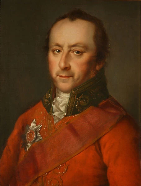 Portrait of Pavel Ivanovich Golenishchev-Kutuzov (1767-1829), 1800s. Artist: Anonymous