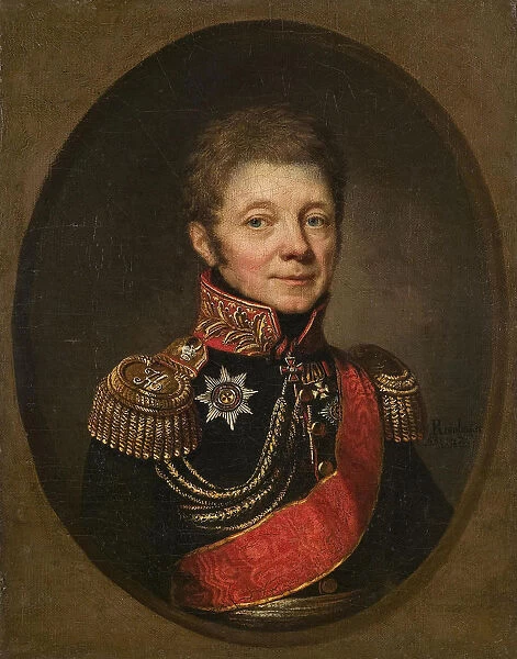 Portrait of Pavel Petrovich Ushakov (1779-1853), 1820s