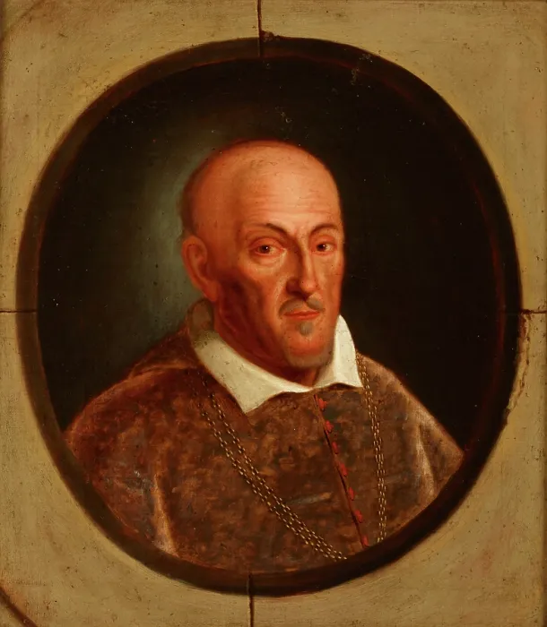 Framed Print : Portrait of Pawel Piasecki (1579 -1649) Janina Coat of Arts, Bishop of Kamyaniets... after 1785. Creator: Friedrich Kloss Framed Print : Portrait of Pawel Piasecki (1579 -1649) Janina Coat of Arts, Bishop of Kamyaniets... after 1785. Creator: Friedrich Kloss