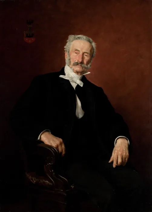 Framed Print : Portrait of Pawel Popiel, 1889. Creator: Kazimierz Pochwalski Framed Print : Portrait of Pawel Popiel, 1889. Creator: Kazimierz Pochwalski