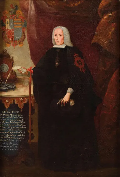 Framed Print : Portrait of Pedro Malo de Villavicencio (1673-1744) Framed Print : Portrait of Pedro Malo de Villavicencio (1673-1744)