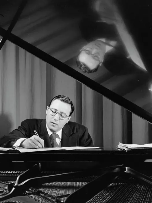 Framed Print : Portrait of Pete Rugolo, New York, N.Y. 1946. Creator: William Paul Gottlieb Framed Print : Portrait of Pete Rugolo, New York, N.Y. 1946. Creator: William Paul Gottlieb