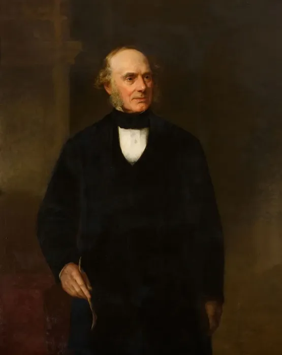 Framed Print : Portrait of Peter Hollins, 1868. Creator: William Thomas Roden